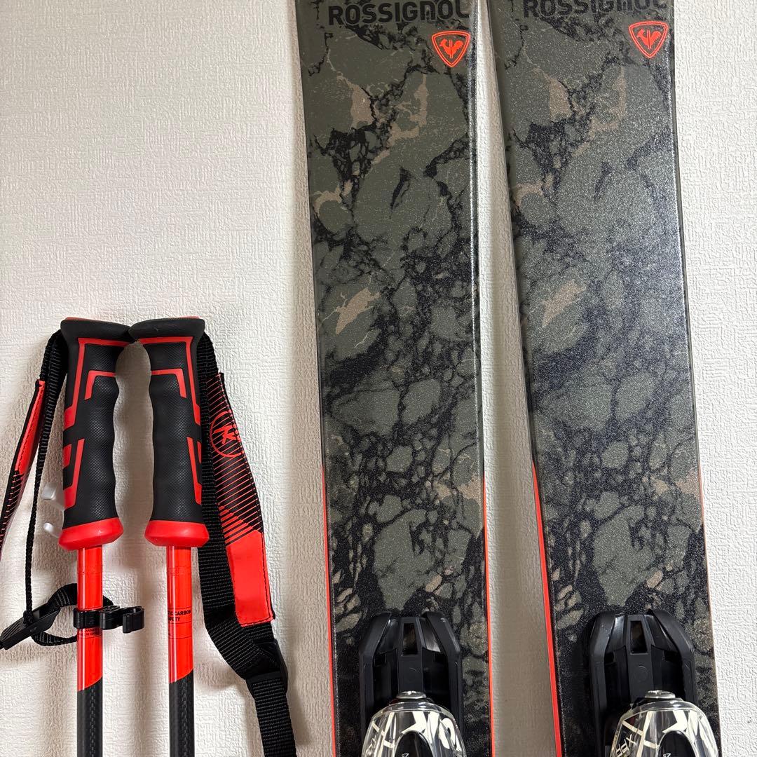 22年　ROSSIGNOL 160cm カーボンストック120cm ケース付