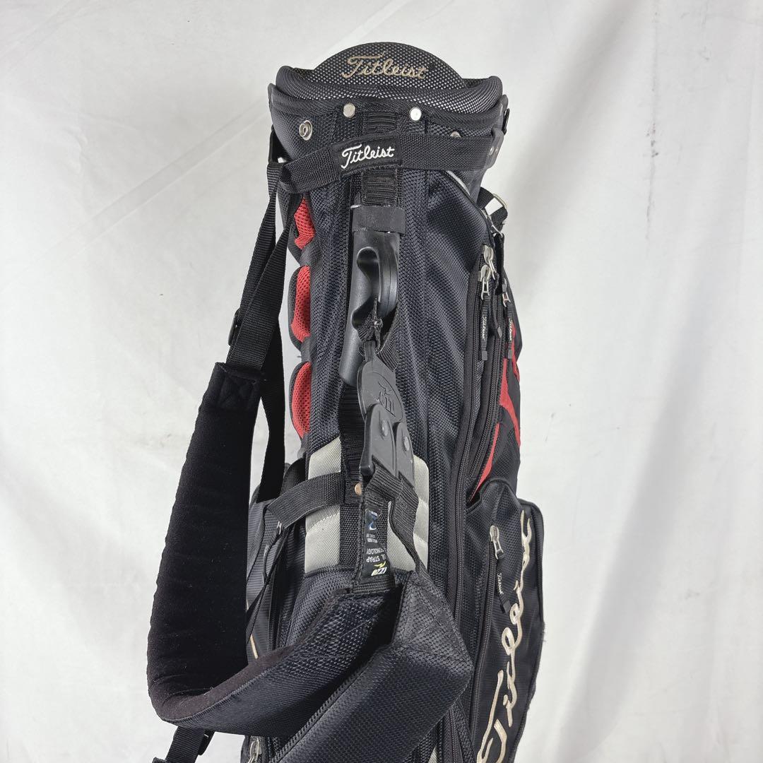 タイトリスト スタンド式 キャディバッグ 6分割 フード付き Titleist