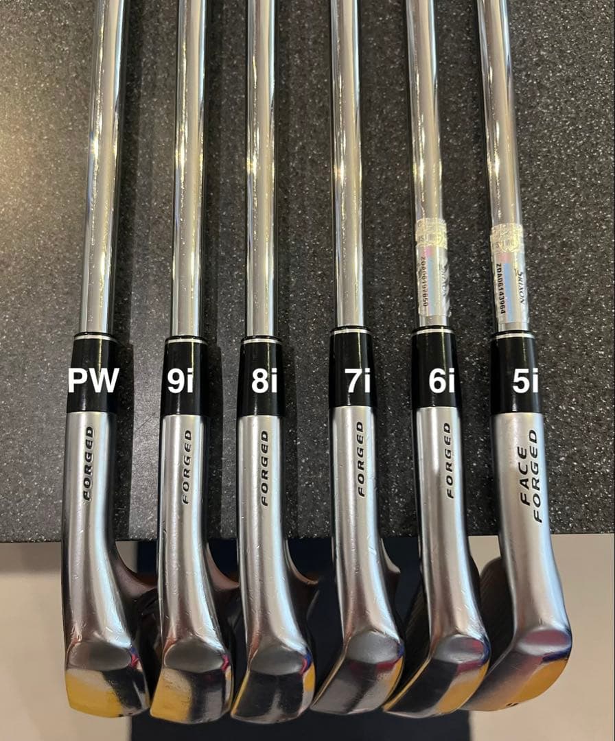 スリクソン ZX5 MK-II（P〜6i） •ZX4 MK-Ⅱ（5i）6本セット