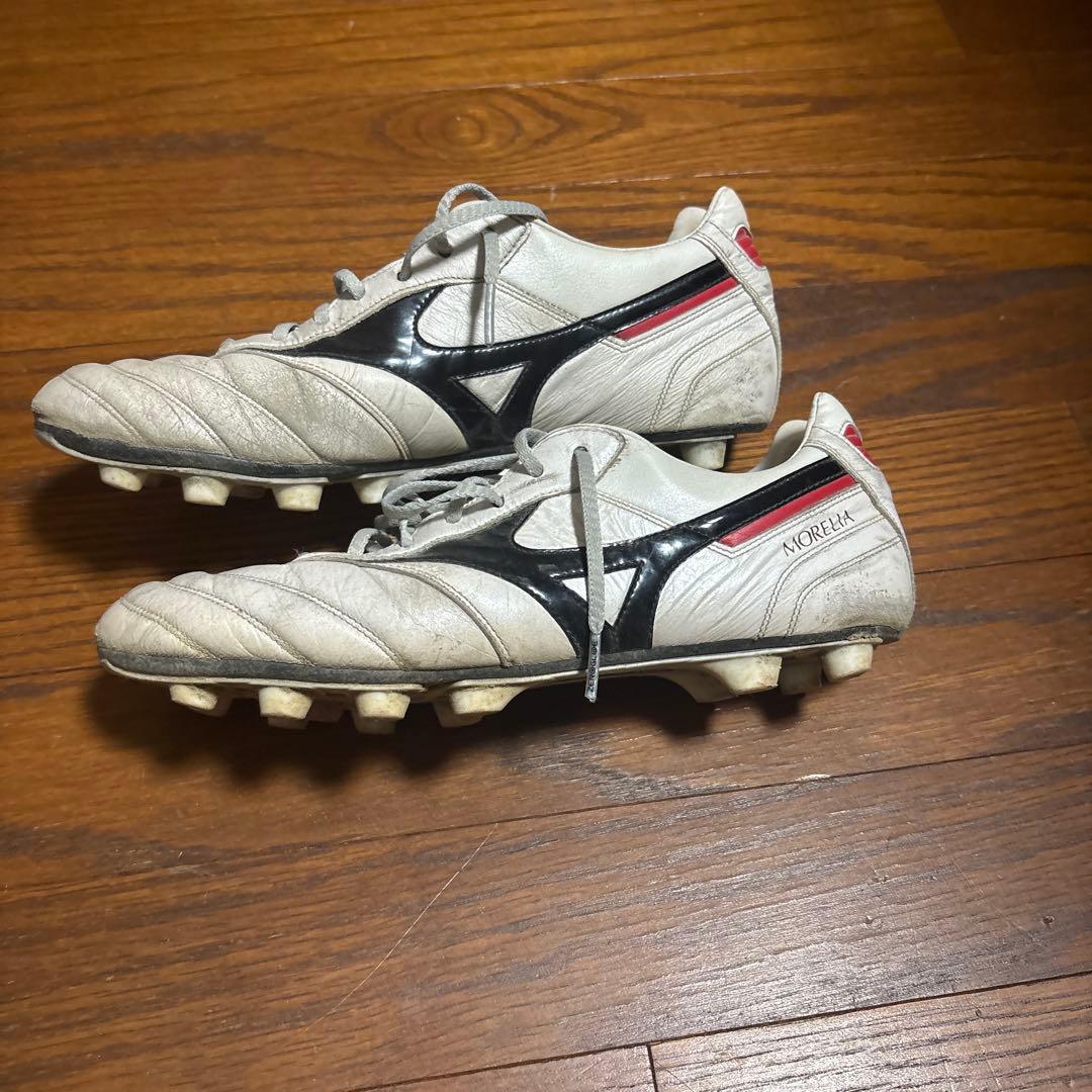 Mizuno モレリア Ⅱ サッカーシューズ ホワイト/ブラック 27.0