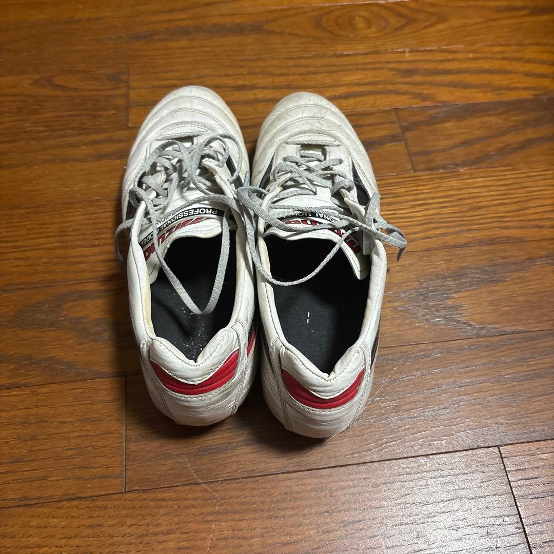 Mizuno モレリア Ⅱ サッカーシューズ ホワイト/ブラック 27.0