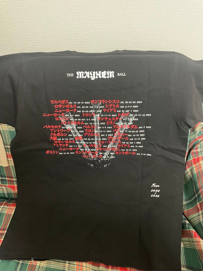 【完売品】Lady Gaga Japan DATE BACK Tシャツ S