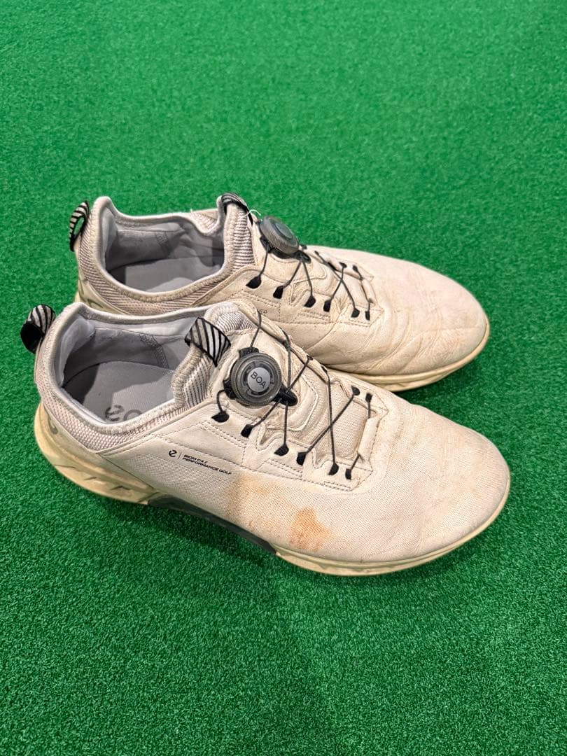 値下げ！ECCO ゴルフシューズ GORE-TEX ホワイト