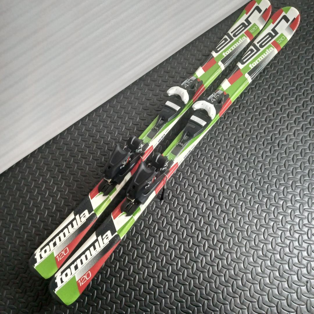 【120cm メンテ済み】中古ジュニアスキー板 ELAN エラン