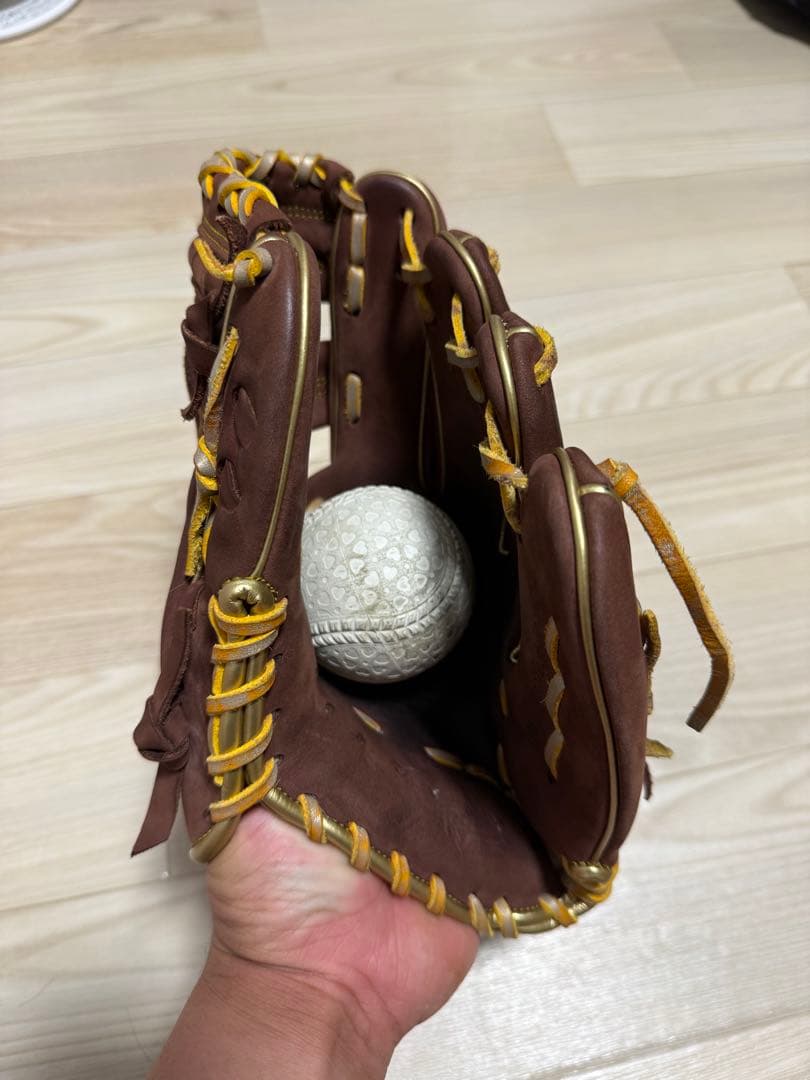 ⚾️久保田スラッガー 軟式用グローブ スエードブラウン×アンティークゴールド⚾️