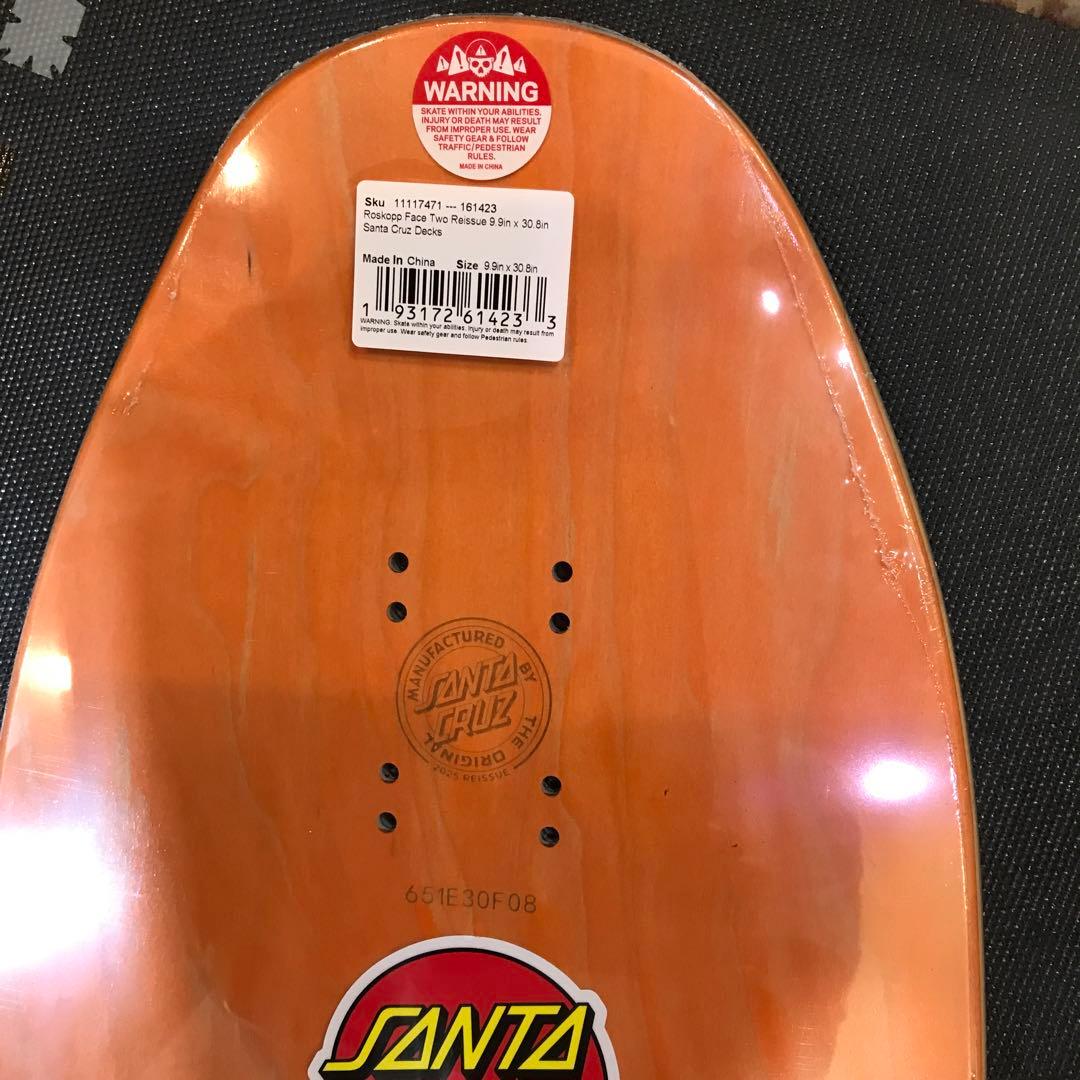 サンタクルーズ　スケート　9.9×30.8 roskopp