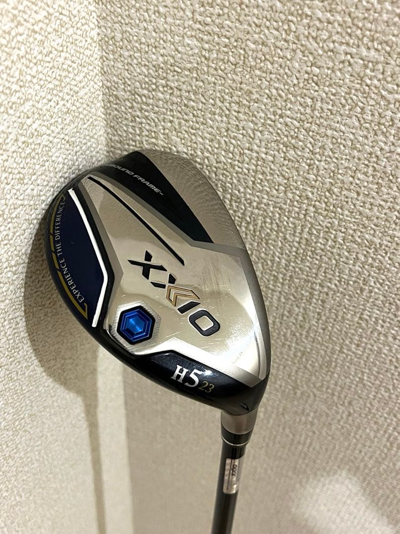 大人気★ゼクシオ 12 ユーティリティ H5 23° フレックスSR ネイビー
