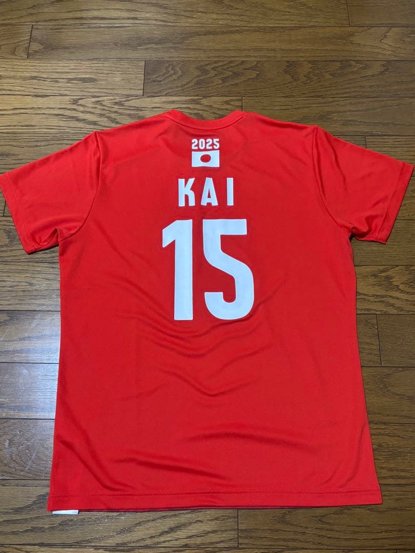 2025年 バレーボール男子日本代表 応援Tシャツ 甲斐優斗 XL