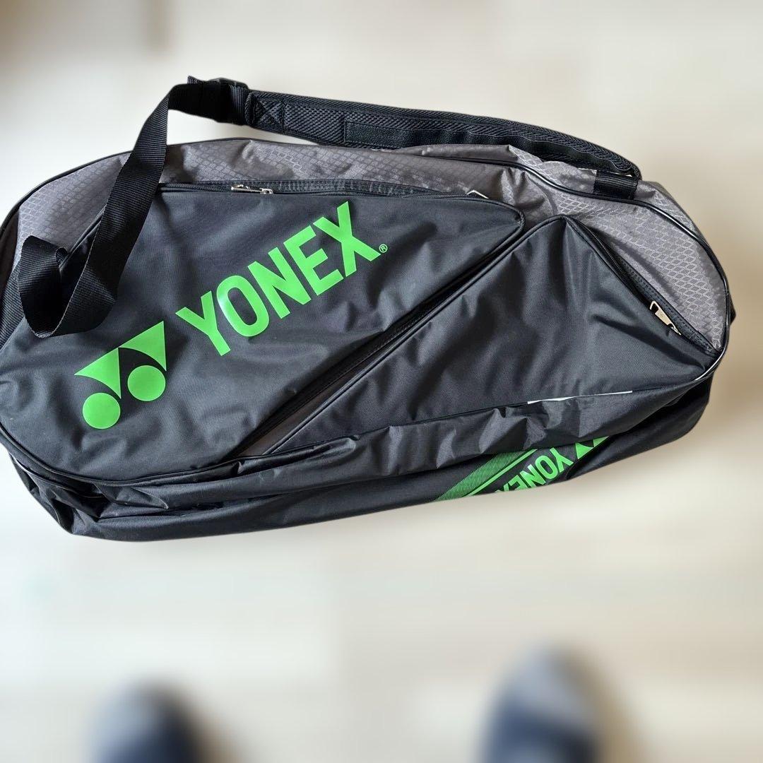 YONEX バドミントン バッグ 黒/緑