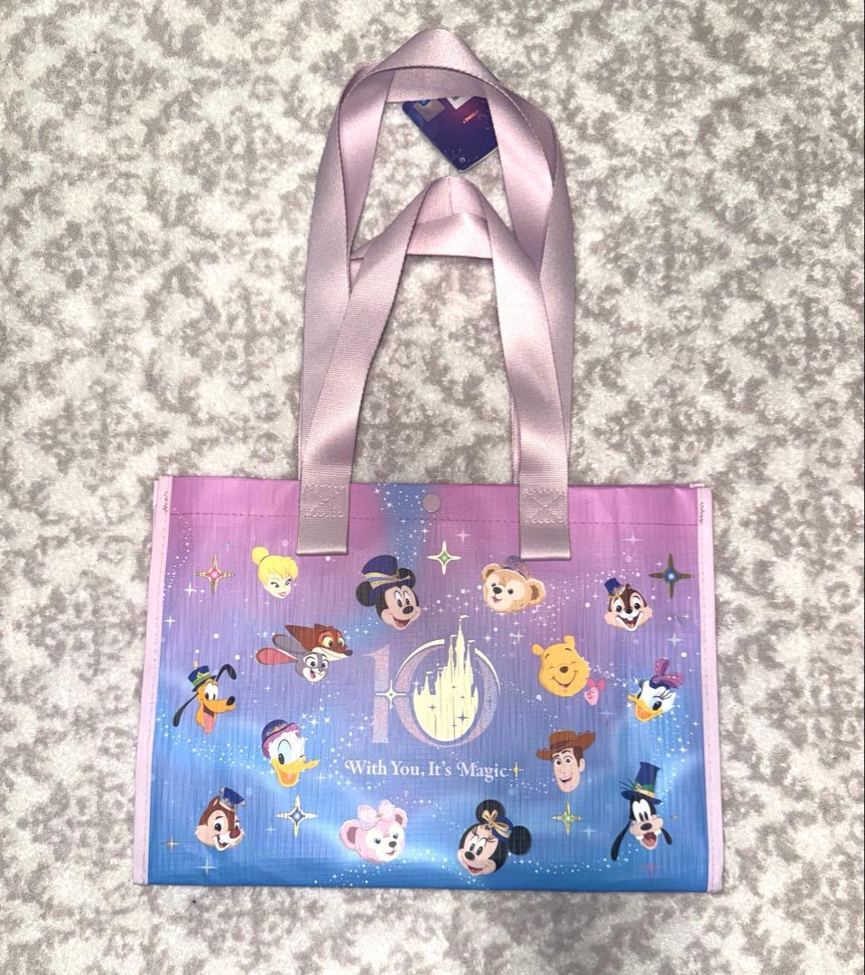 【即日発送】上海ディズニー 10周年 限定品 ショッピングバッグS リーナベル