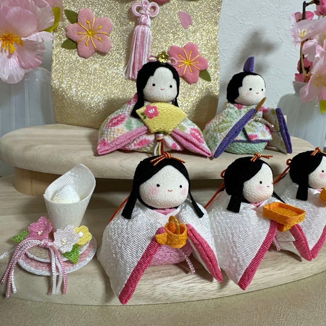 【新品】リュウコドウ ひな祭り 雛人形セット ぽてりひな