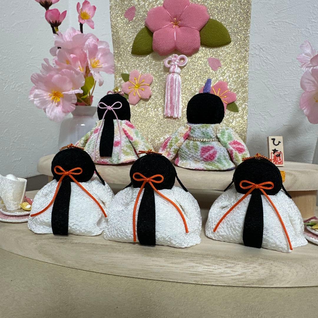 【新品】リュウコドウ ひな祭り 雛人形セット ぽてりひな