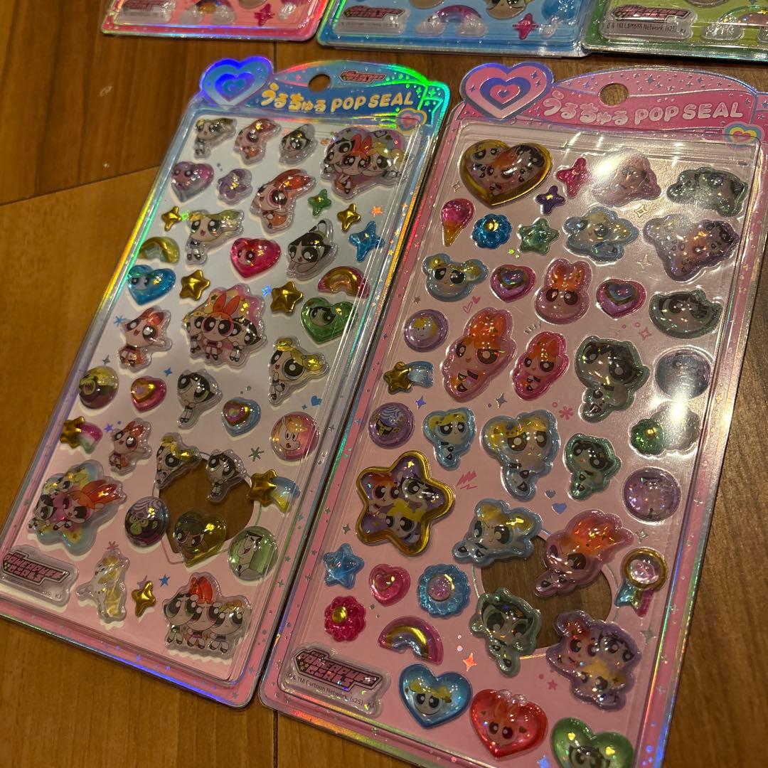 パワーパフガールズ　うるちゅるPOP SEAL ５枚セット