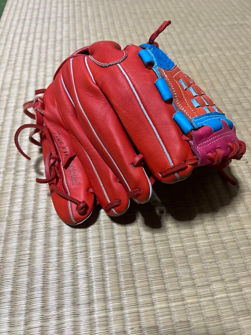 Slugger KSN JP 軟式グローブ 赤/青