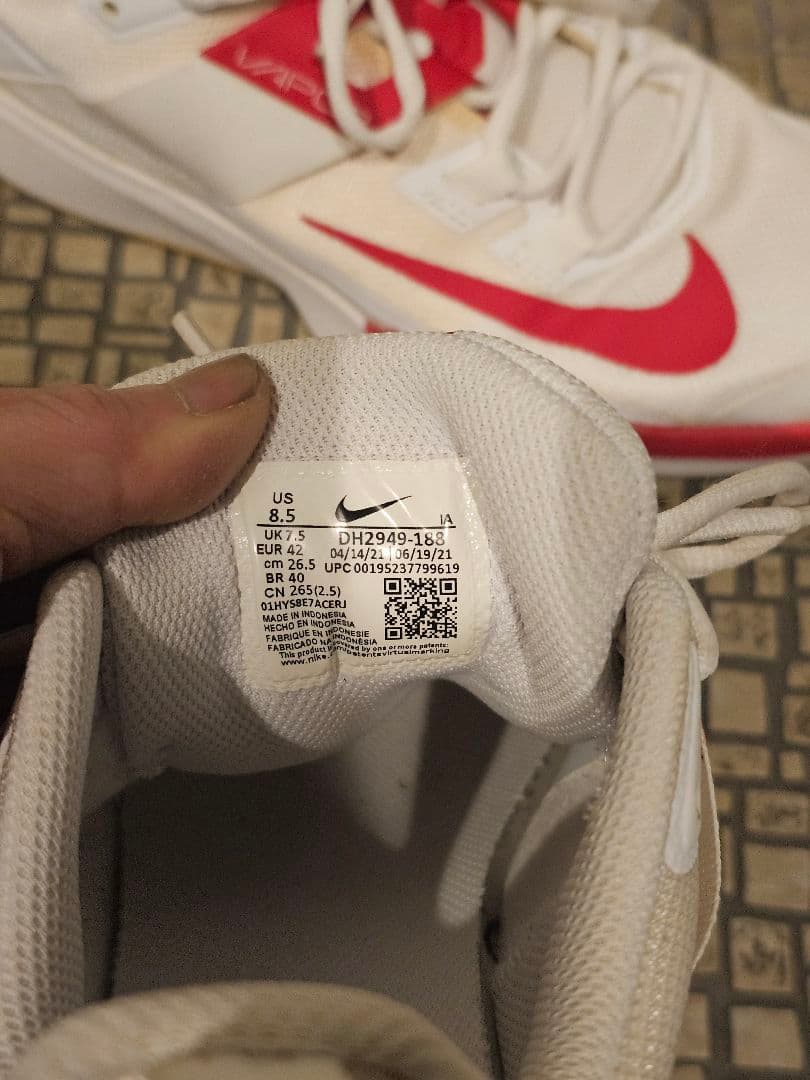 Nike Court Vapor Lite 26,5cm ナイキ テニスシューズ