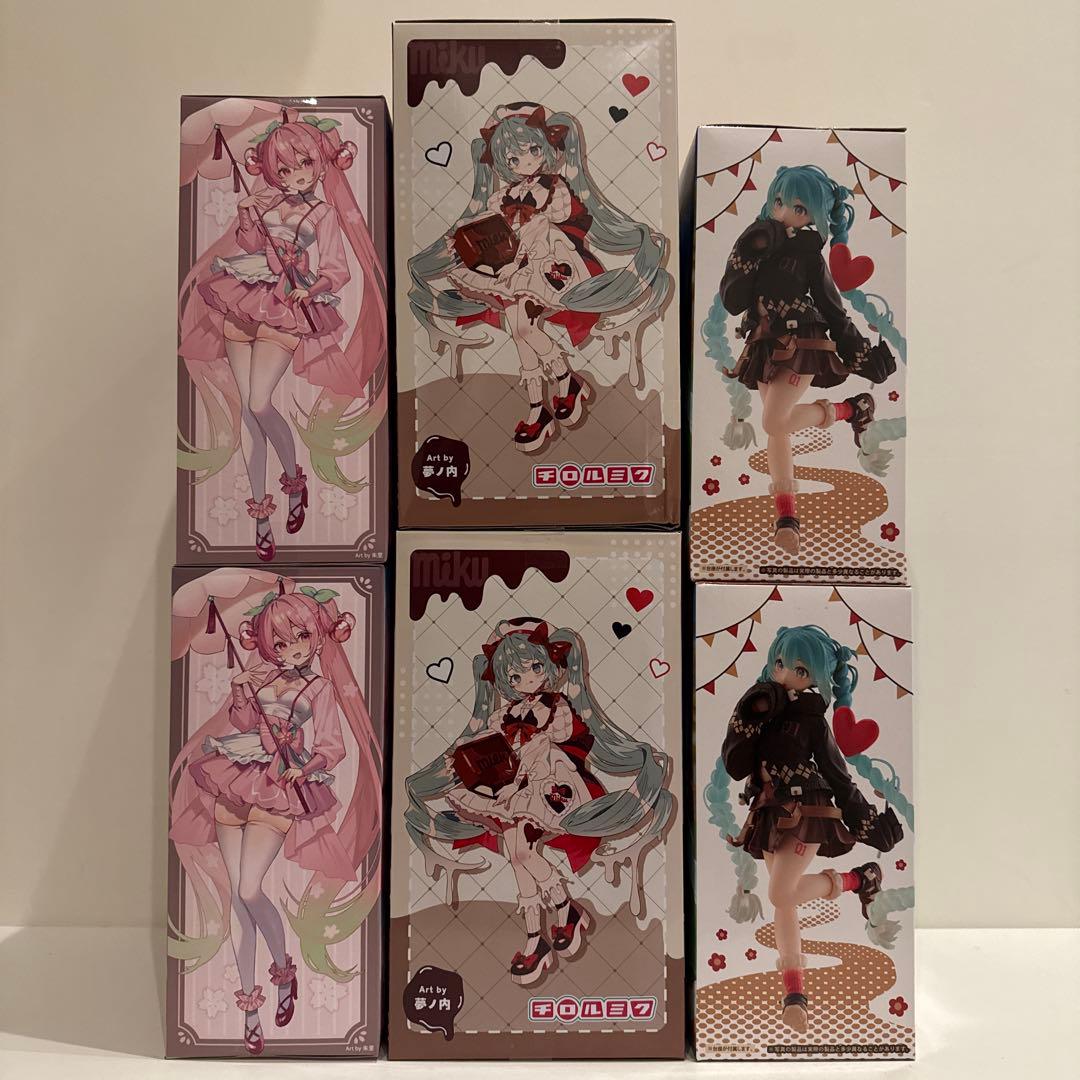 〜桜・初音ミク〜フィギュア 人気シリーズまとめ売り！ ×6点