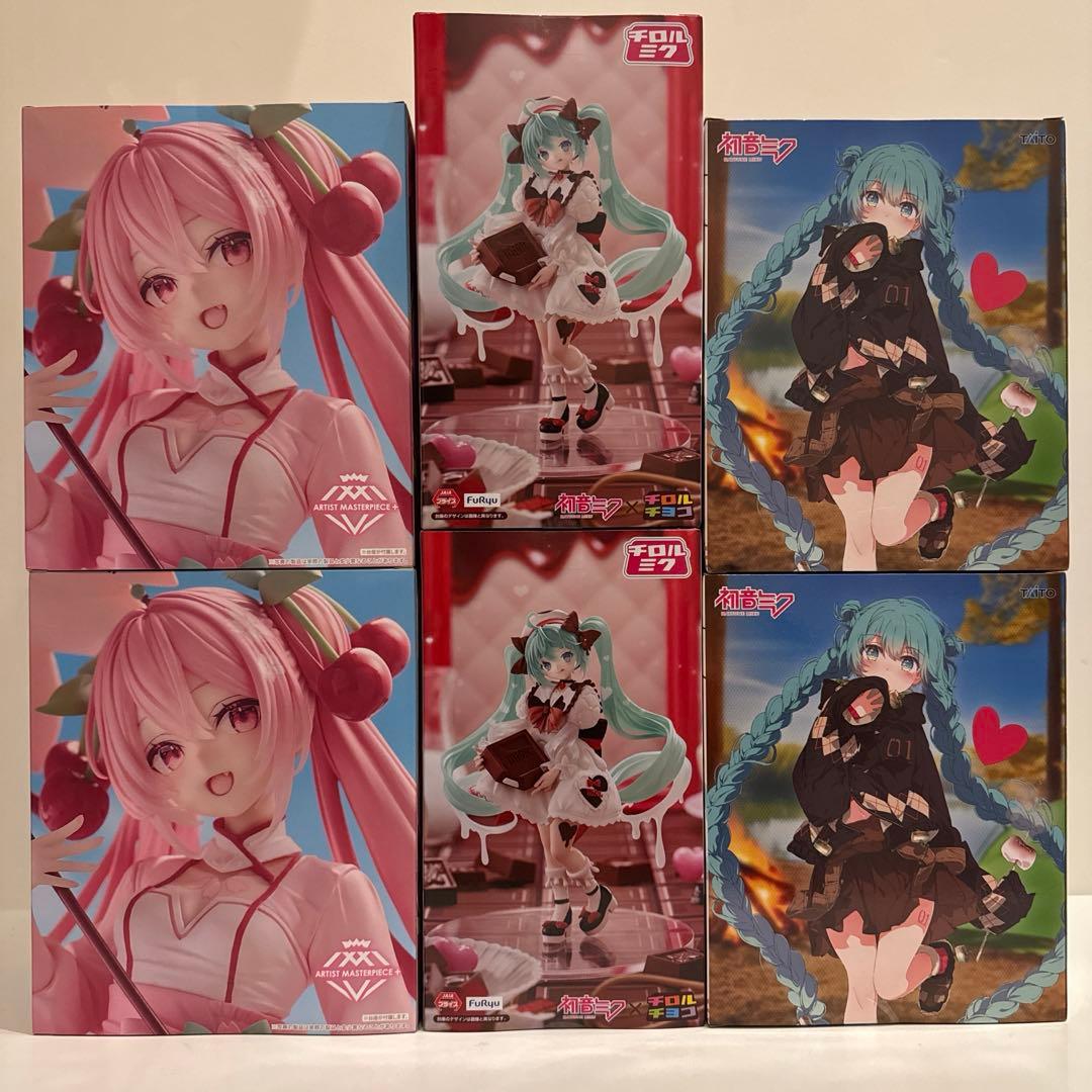 〜桜・初音ミク〜フィギュア 人気シリーズまとめ売り！ ×6点