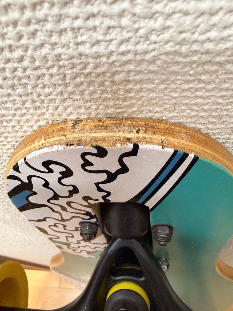 BAYTTER ロングスケートボード 波デザイン　ケース付き