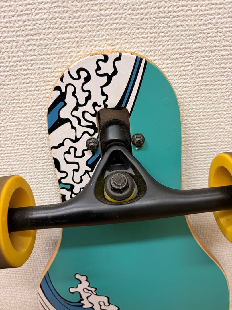 BAYTTER ロングスケートボード 波デザイン　ケース付き