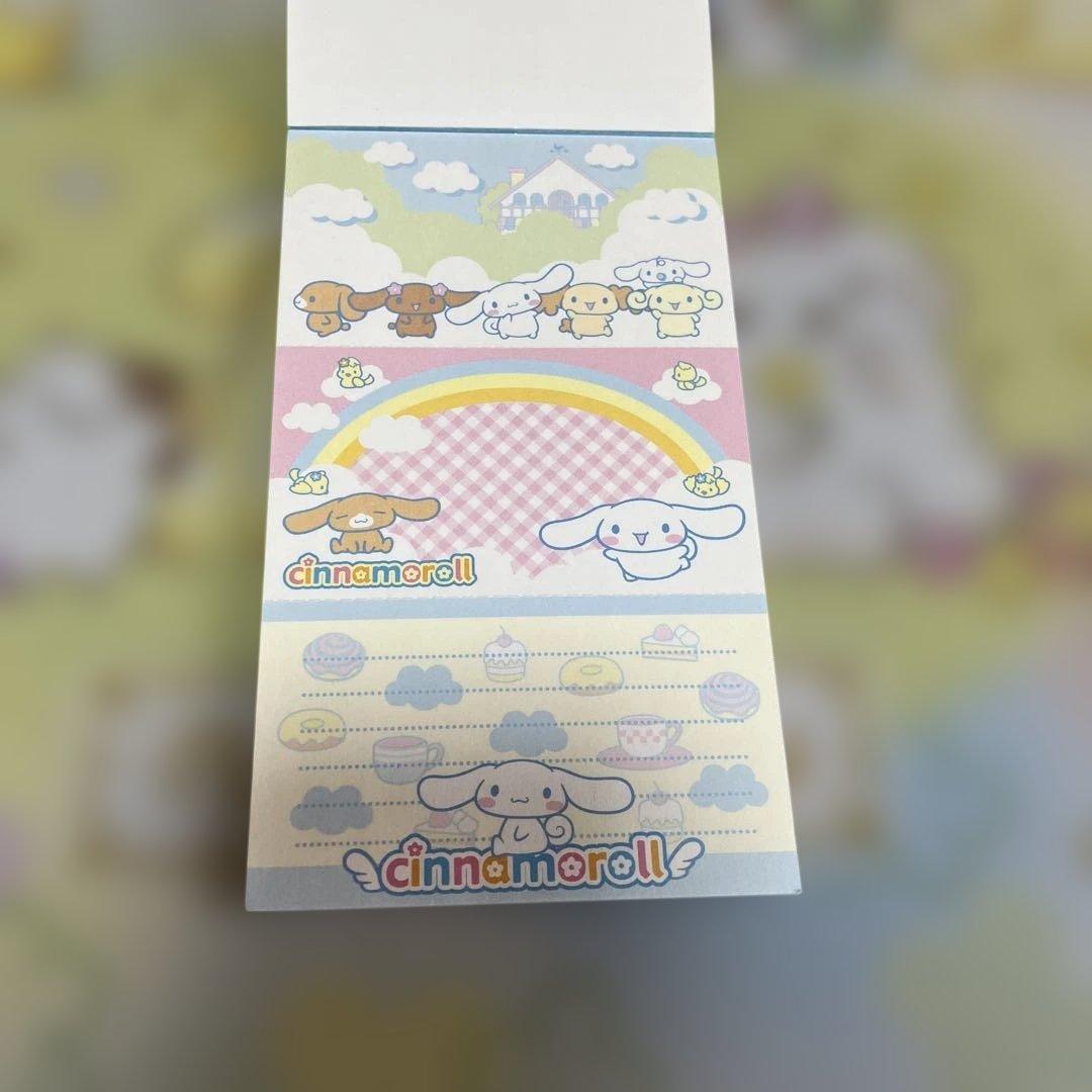サンリオ　シナモロール　スタンプセット　メモ他オマケ付き！〜BOX1