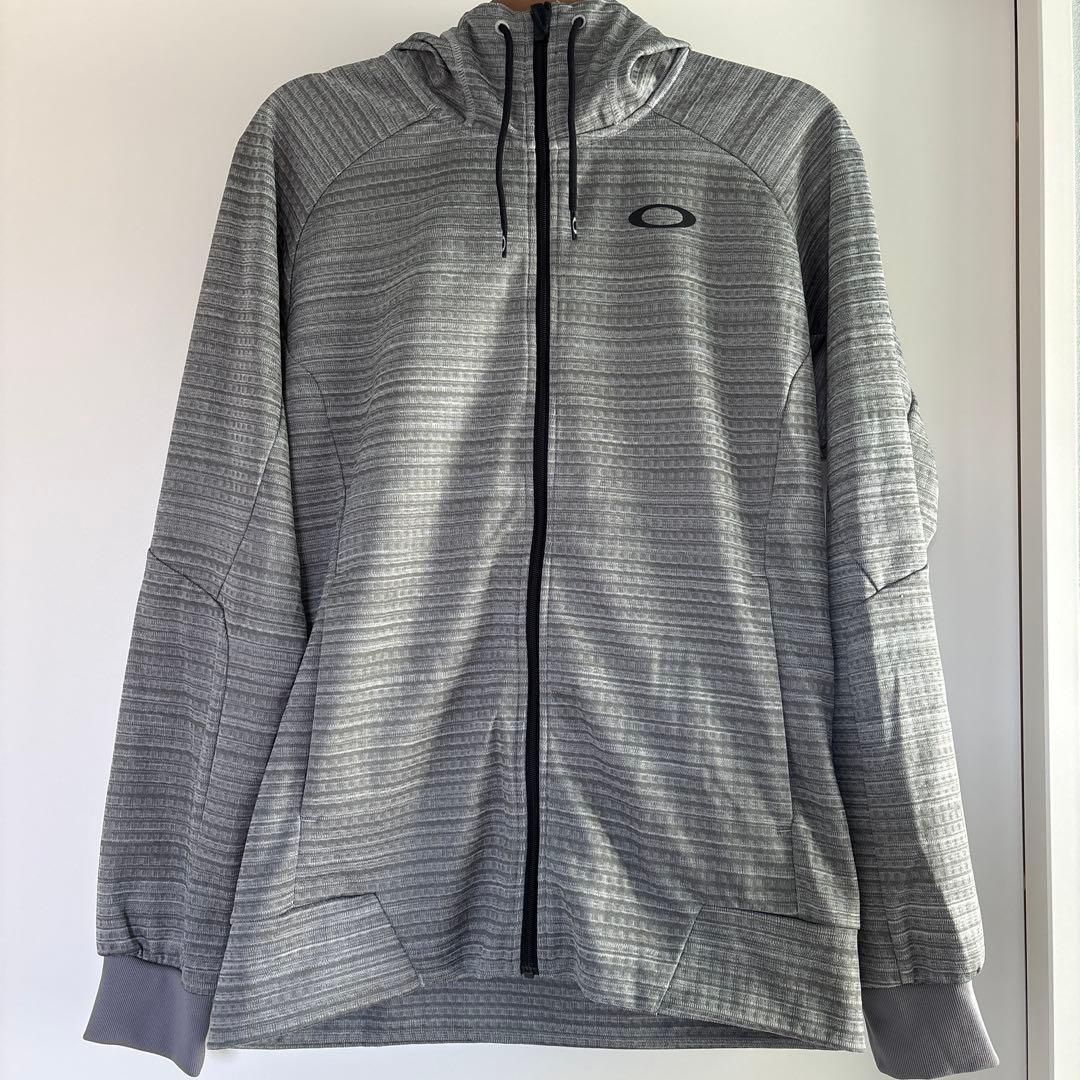 OAKLEY フルジップパーカーとパンツセット Lグレー　ジャージ