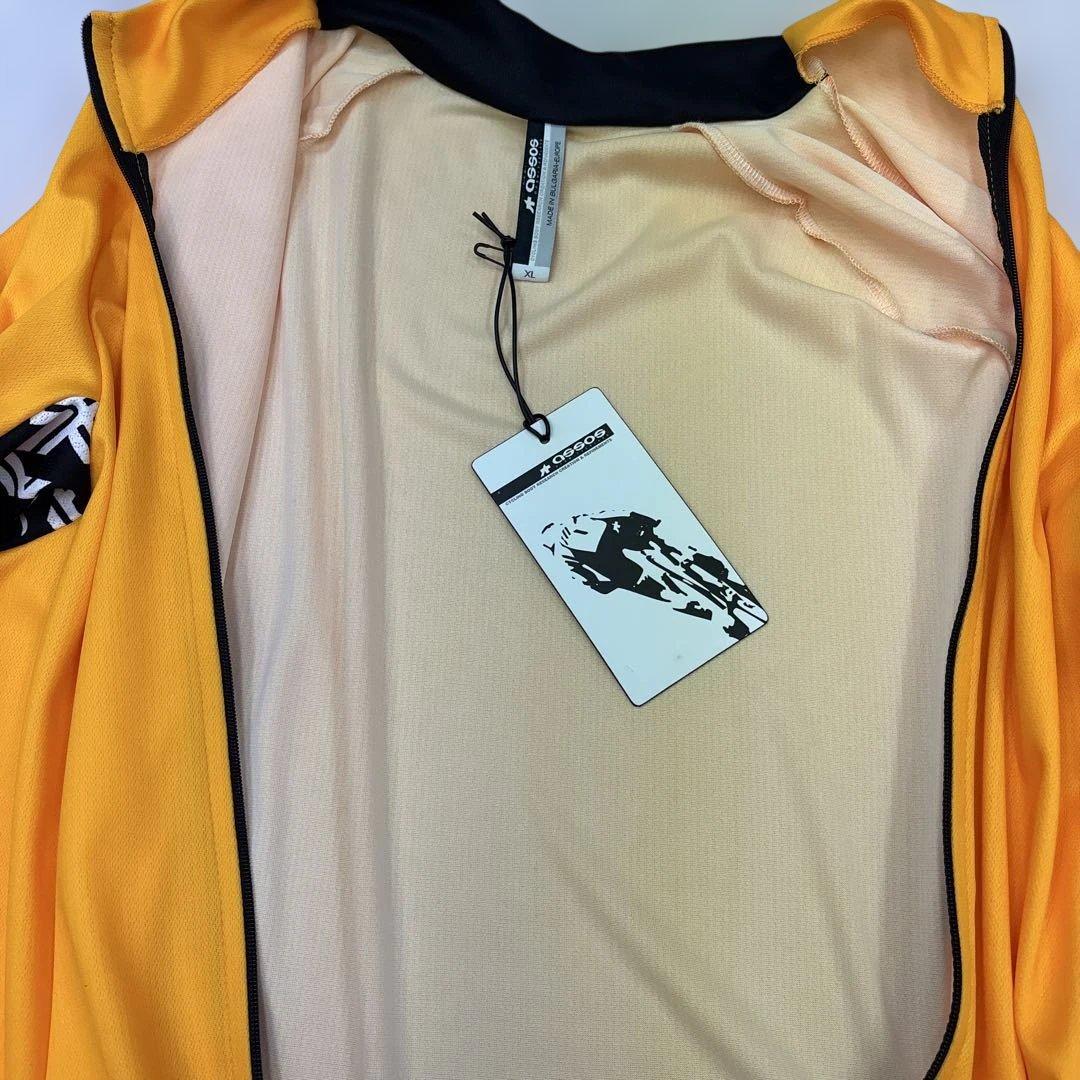 【新品】アソス　サマーロングジャージオレンジ XLサイズ　ＵＶカット