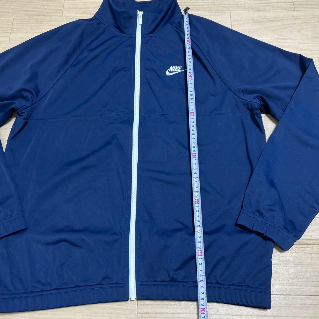 ほぼ未使用 ナイキ ジャージ 上下 セットアップ ワンポイント ネイビー XL