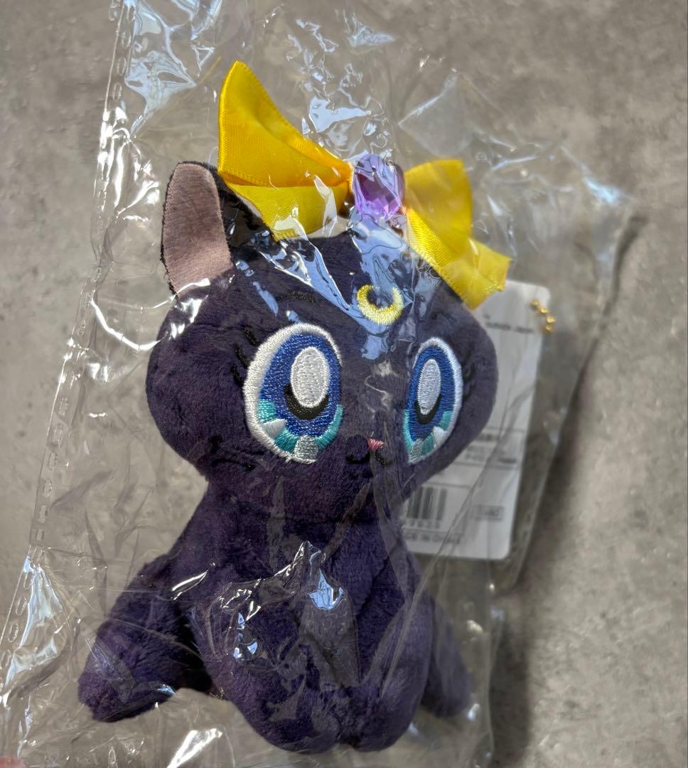 セーラームーン ボールチェーン マスコット ルナ ぬいぐるみ　マスコット