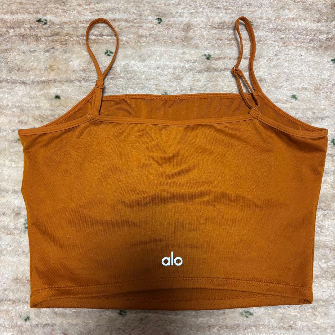 【美品】alo yoga イエロー キャミソール S
