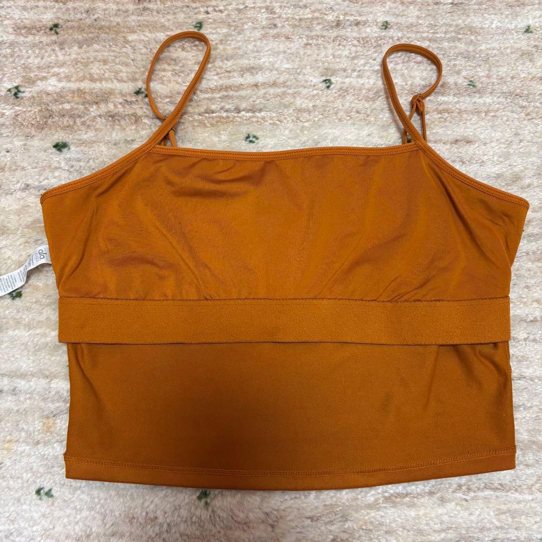 【美品】alo yoga イエロー キャミソール S