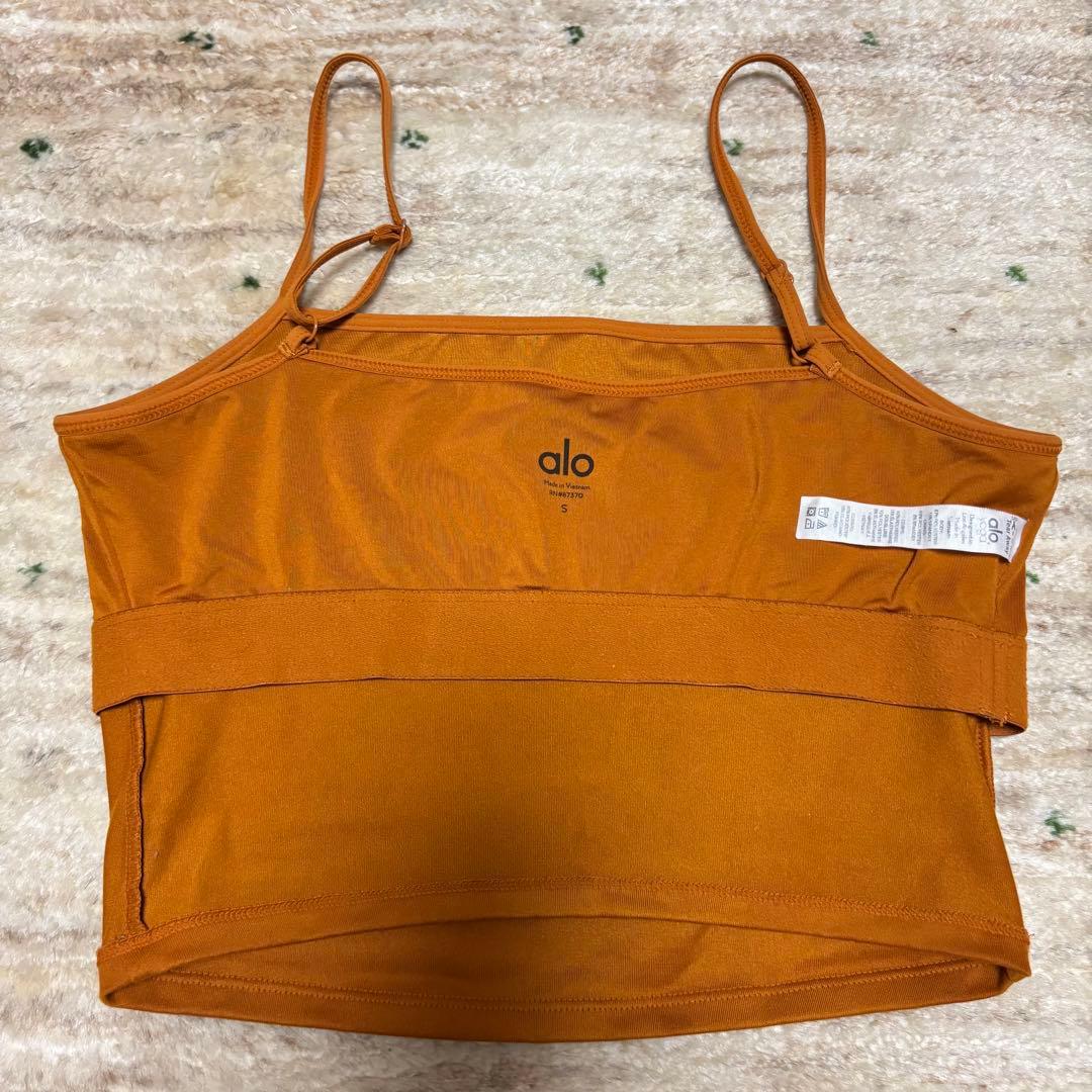 【美品】alo yoga イエロー キャミソール S