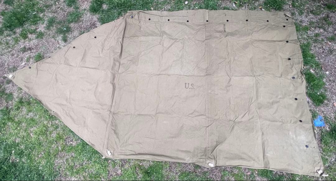 WW2 米軍 シェルターハーフ 1942年 BRAY CO パップテント 軍幕