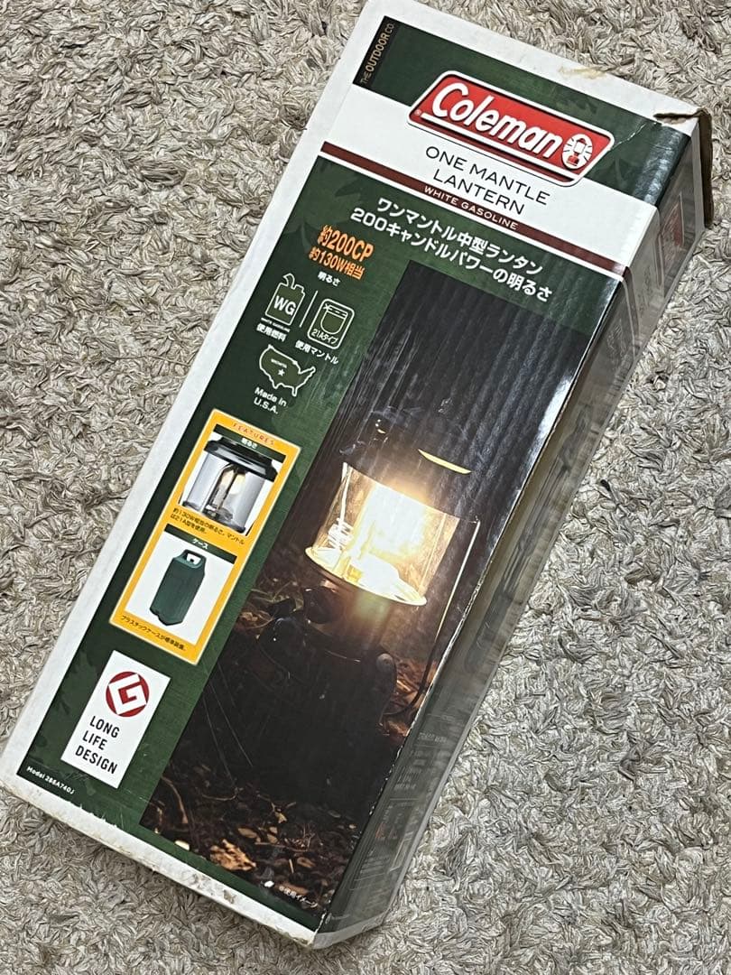 値下げ　Coleman 286A740j ワンマントル 200キャンドルパワー