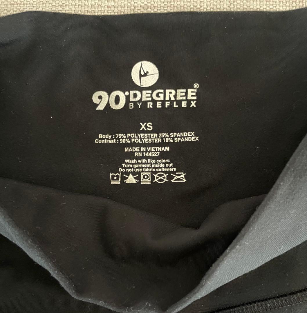 【美品】JAZZERCISE キラキラロゴレギンス XS ブラック