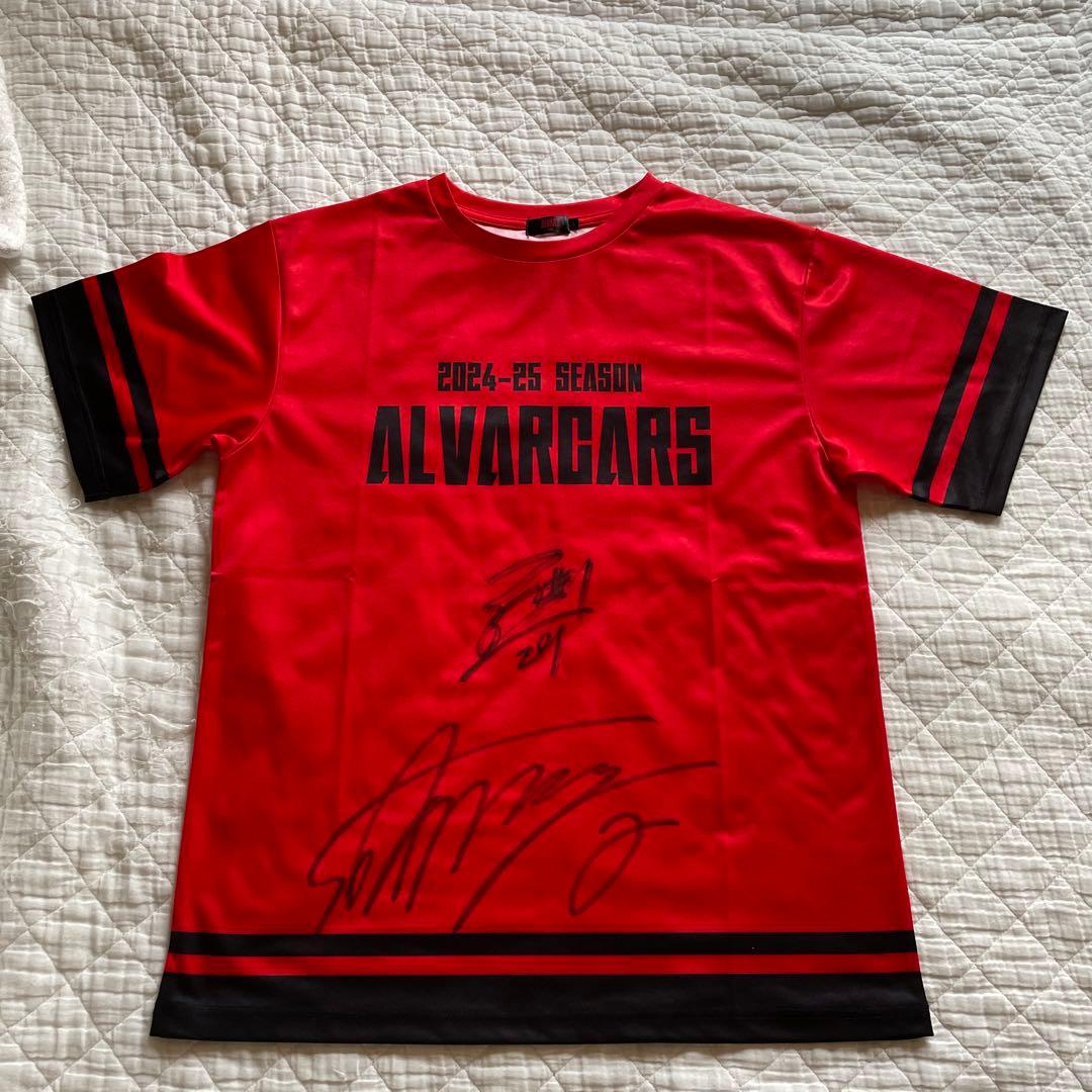アルバルク東京ファンクラブ特典Tシャツ サイン入り