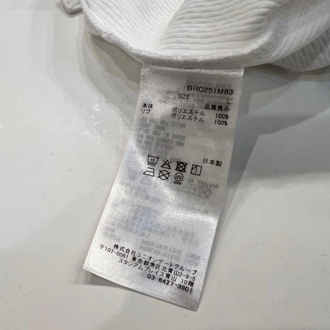 新品　BRIEFING CE MS NECK LOGO LS HIGHCK RF