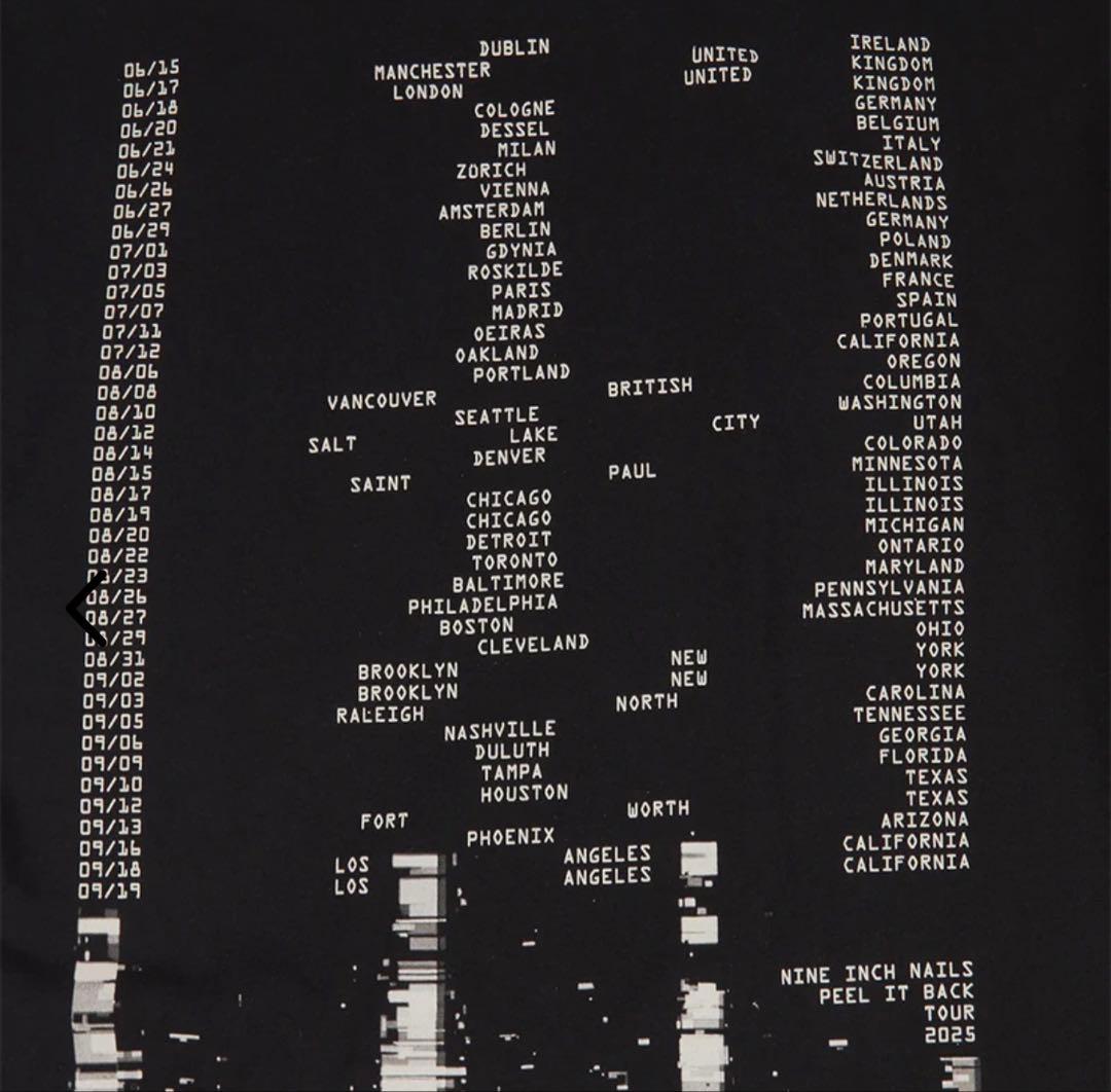 Nine Inch Nails INVERTED CROWD 公式Tシャツ　L