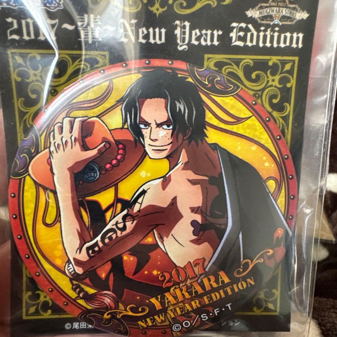 ONE PIECE エース　缶バッジ