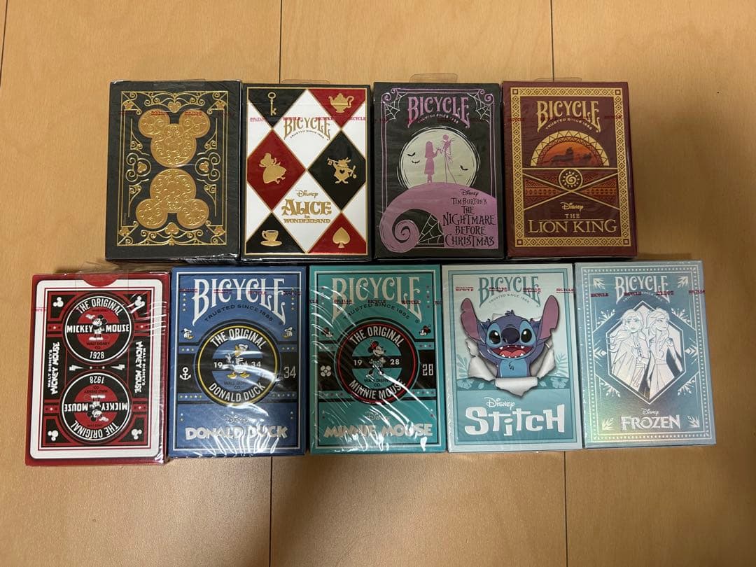 Bicycle ディズニートランプ 9種類纏め売り！