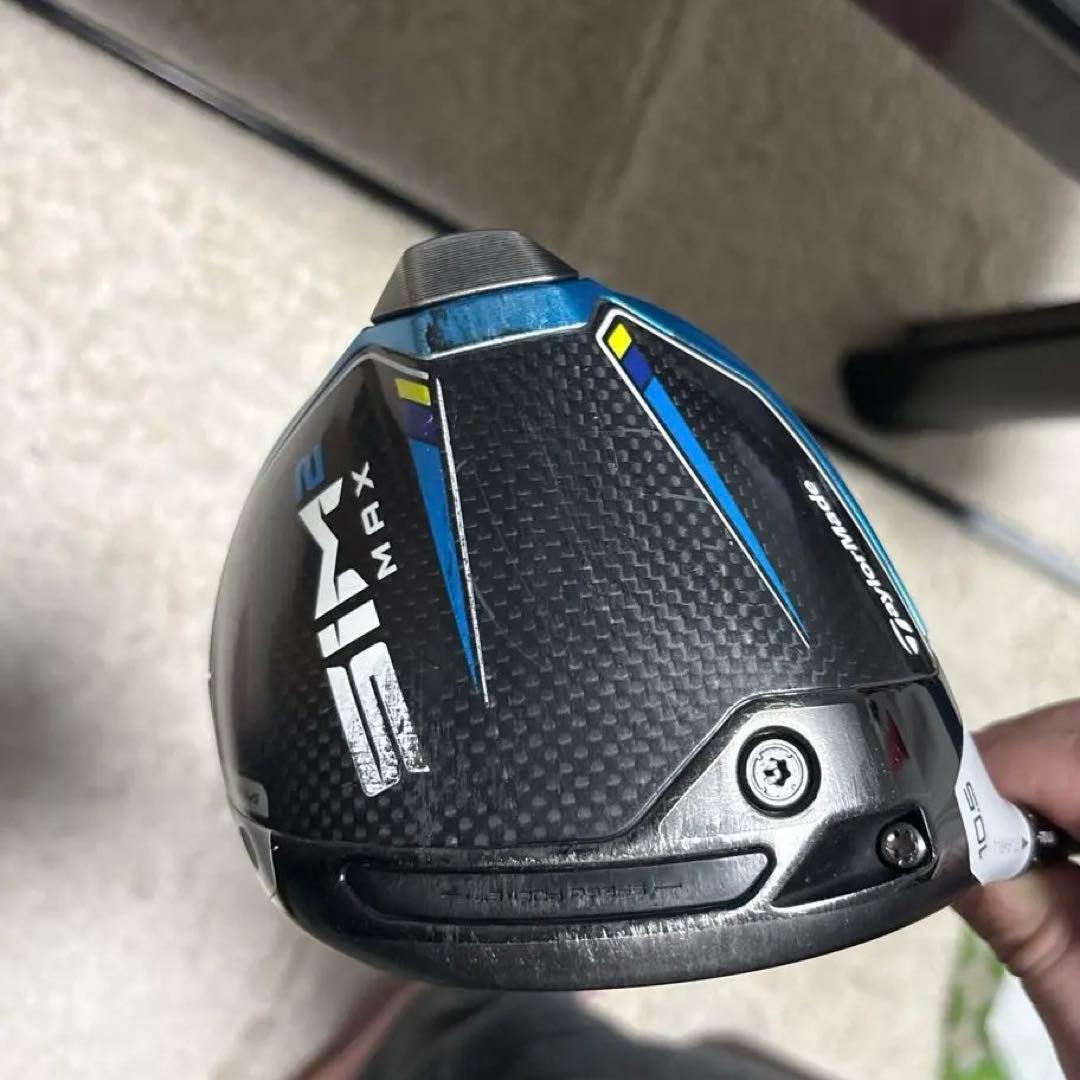 SIM2 MAX ドライバー レフティ 10.5° SR/S シャフト2本