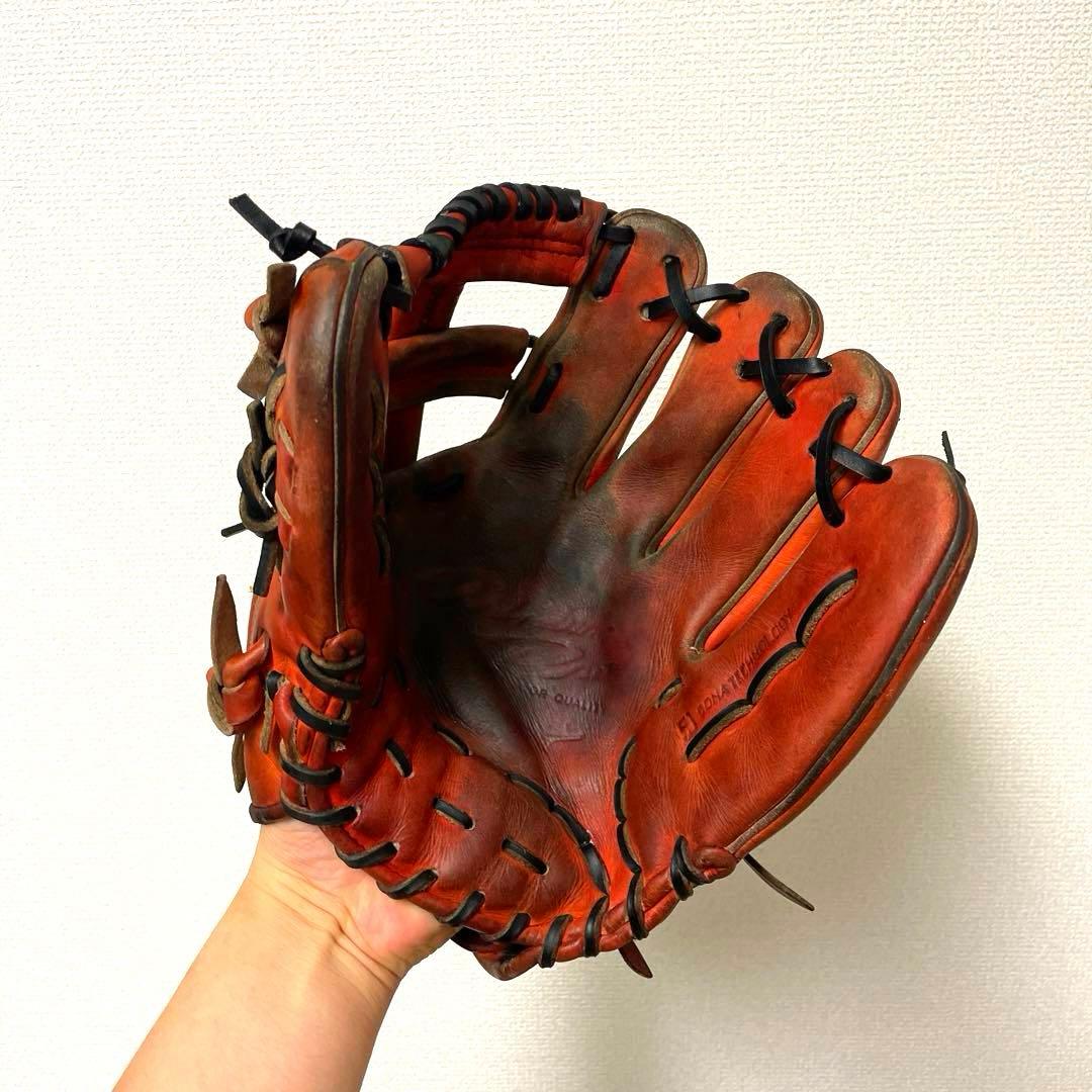 388 ミズノプロ キップレザー 即戦力 硬式 内野手用グローブ
