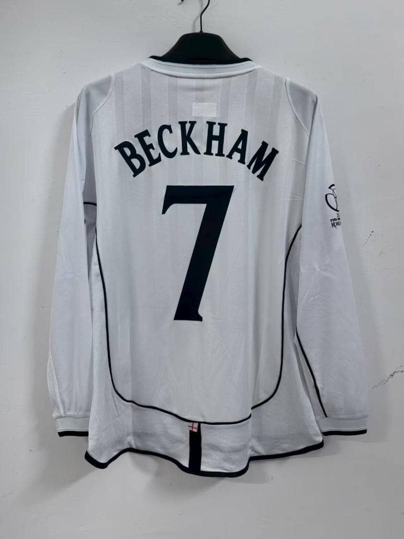 イングランド代表 7番 ベッカム 02日韓W杯 ユニフォーム サッカー ジャージ