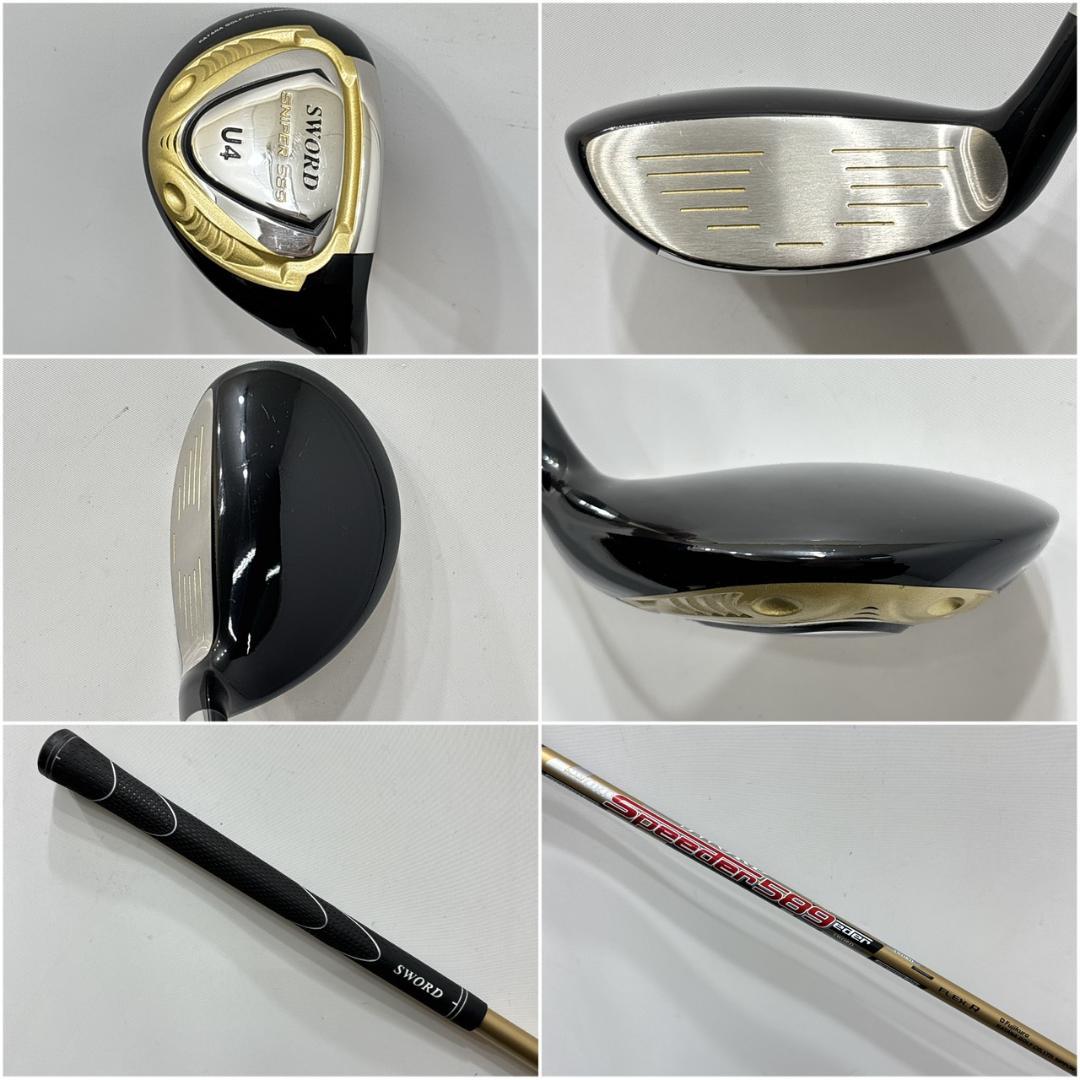 メンズ右利き初心者用　カタナ　SWORD　ゴルフクラブセット　W-2810