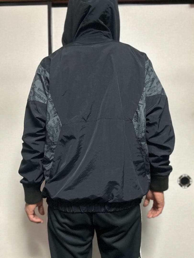 THRASHER BLACK LABEL フーディー M ブラック