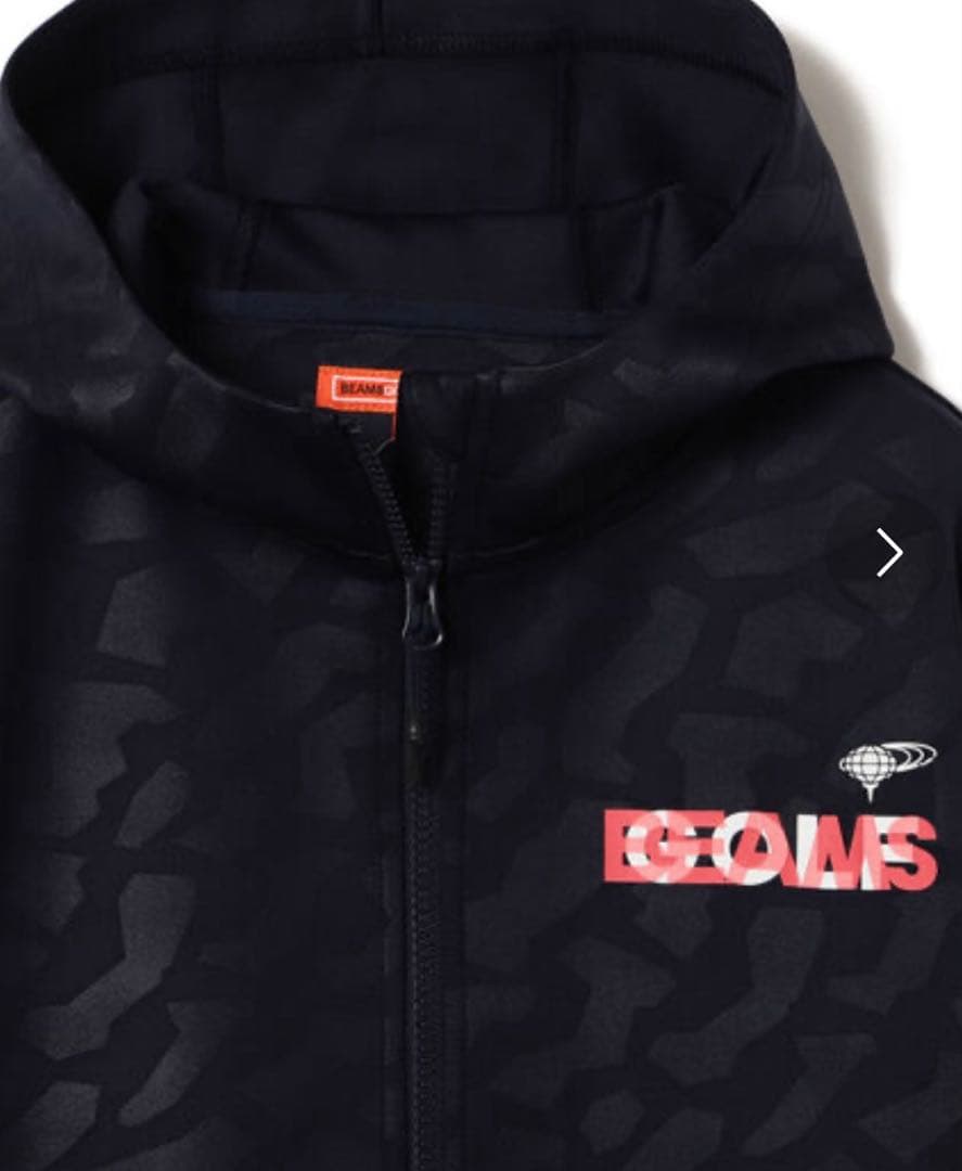 【BEAMS GOLF】ダブルジップパーカー　M ゴルフ　レディース