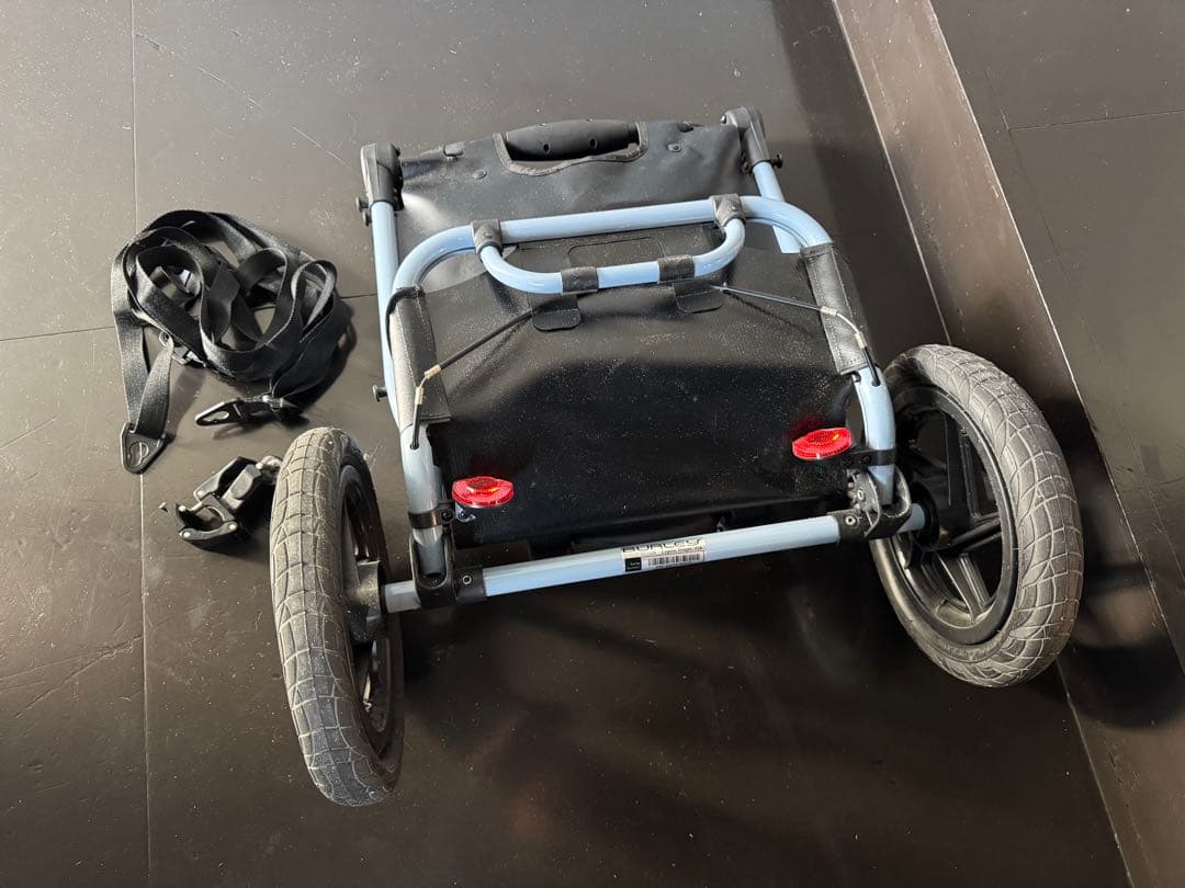 BURLEY TRAVOY V2トラボーイ 自転車トレーラー クールグレー 美品