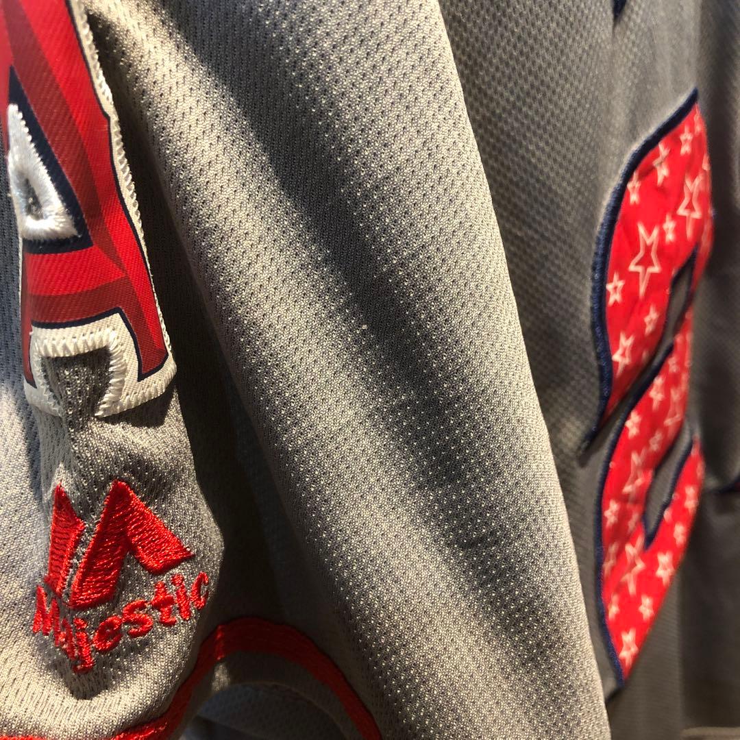 【SALE】MLB マイク・トラウト ユニホーム 独立記念日仕様