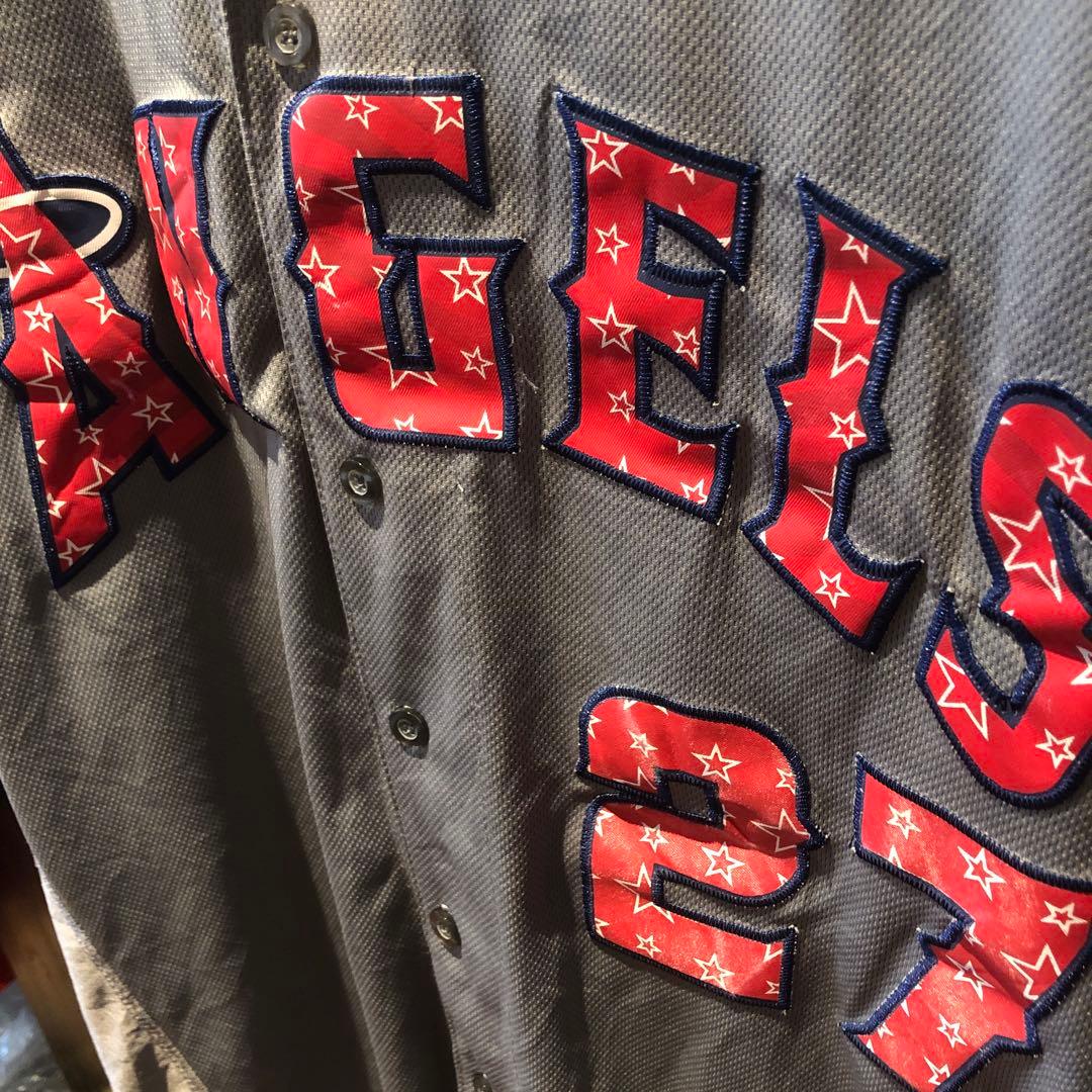 【SALE】MLB マイク・トラウト ユニホーム 独立記念日仕様
