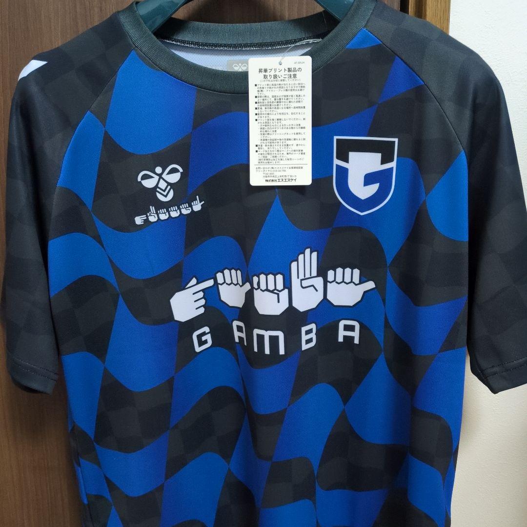 試着のみ　hummel GAMBA シュワシャツ　手話　ガンバ大阪　ヒュンメル