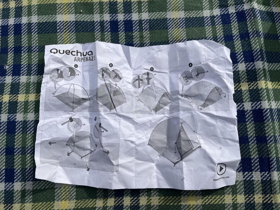 未使用！【Quechua】 ケシュア アルペンズ ２名用テント 並行？